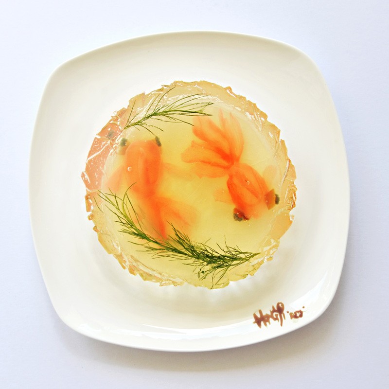 Фуд-арт Хонг Йи. Creativity With Food by Hong Yi