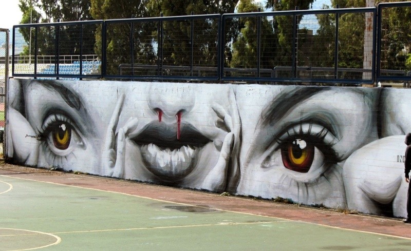 Уличное искусство iNO