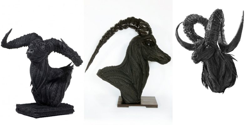 Скульптуры животных Йонг Хо Джи