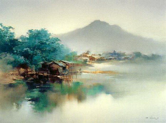 Китайский художник-импрессионист Hong Leung.