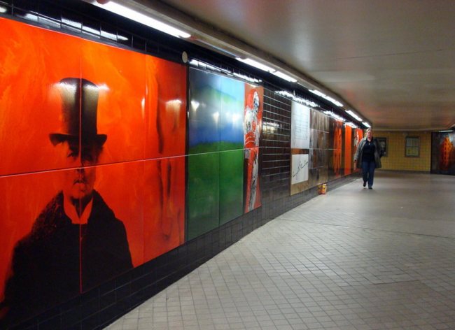 Стокгольмский метрополитен (Stockholms tunnelbana).