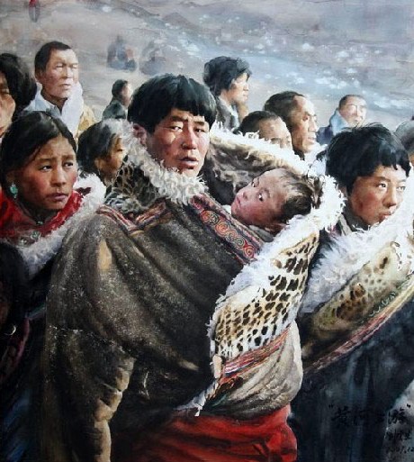 Китайский художник Liu Yunsheng.
